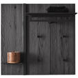 GARDEROBENPANEEL  in 90/86/35 cm  - Anthrazit, Design, Holz/Metall (90/86/35cm) - Johann Jakob