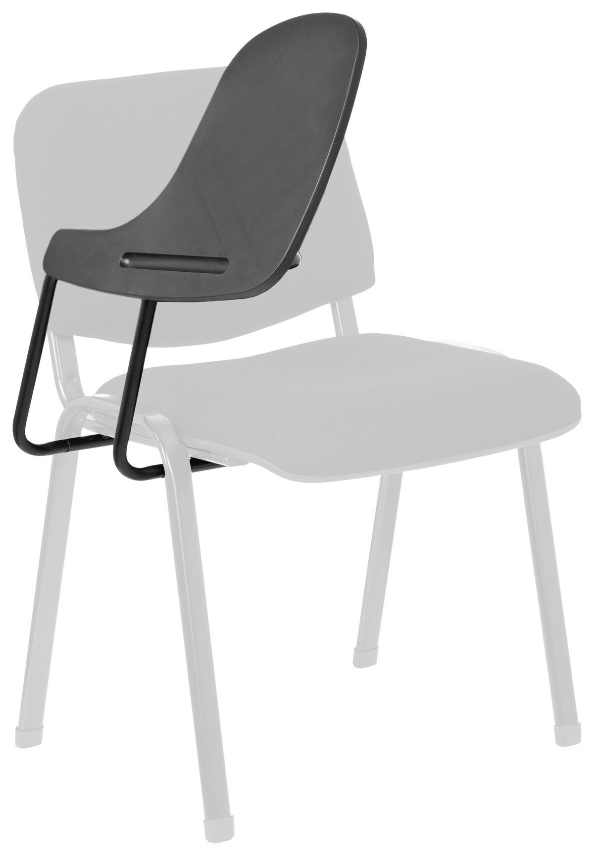 Schreibtablett 30/40/20 cm Schwarz  - Schwarz, Basics, Kunststoff/Metall (30/40/20cm) - MID.YOU