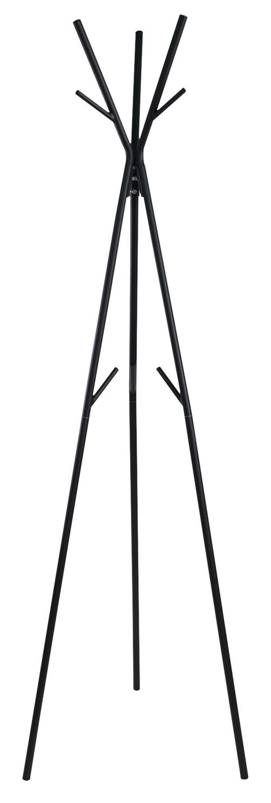 KLEIDERSTÄNDER in Schwarz 50/171/50 cm   - Schwarz, Design, Metall (50/171/50cm) - Carryhome