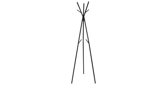 KLEIDERSTÄNDER in Schwarz 50/171/50 cm - Schwarz, Design, Metall (50/171/50cm) - Carryhome