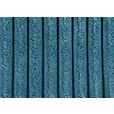 ECKSOFA in Cord Blau  250/314 cm  - Blau/Schwarz, KONVENTIONELL, Kunststoff/Textil (250/314cm) - Carryhome
