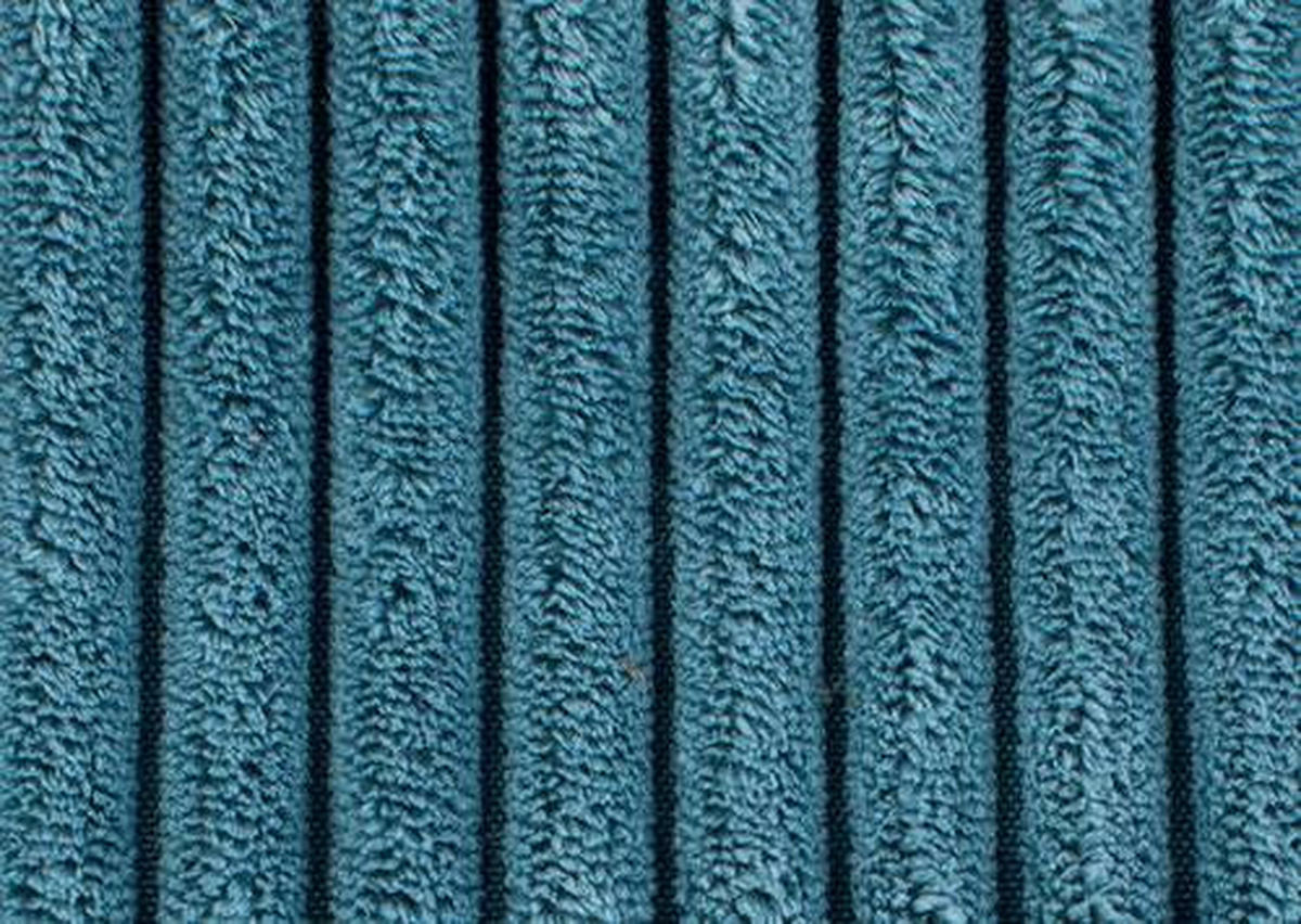 ECKSOFA in Cord Blau  250/314 cm  - Blau/Schwarz, KONVENTIONELL, Kunststoff/Textil (250/314cm) - Carryhome