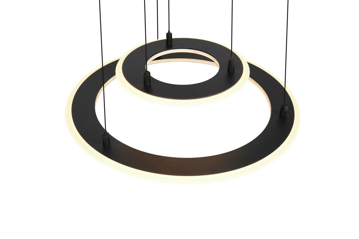 LED-HÄNGELEUCHTE 72,5/200 cm  - Schwarz, Design, Metall (72,5/200cm) - Trio Leuchten