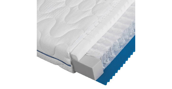TASCHENFEDERKERNMATRATZE 90/200 cm - Weiß, Basics, Textil (90/200cm) - Dieter Knoll