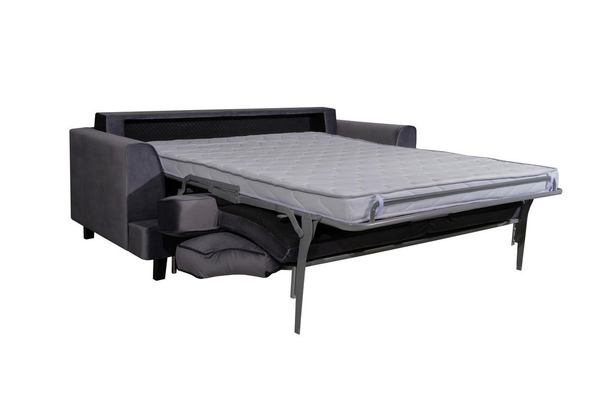 DVOSED , siva  - siva/crna, Moderno, drvo/metal (205/100/90cm) - Hom`in