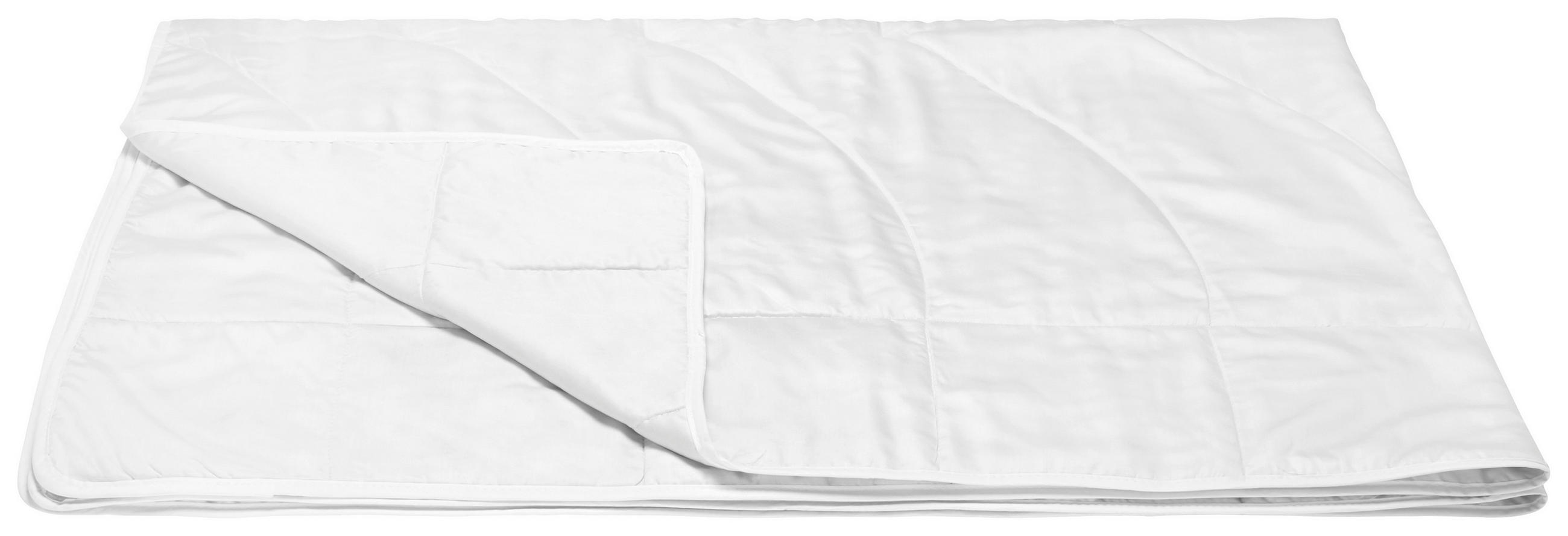 SOMMERDECKE 140/200 cm  - Weiß, Basics, Naturmaterialien (140/200cm) - Schlafmond