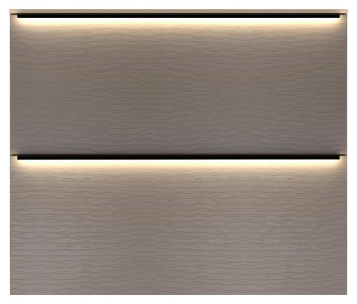 BOTNÍK, barvy dubu, 100/85/37 cm - černá/barvy dubu, Design, kov/kompozitní dřevo (100/85/37cm) - Voleo