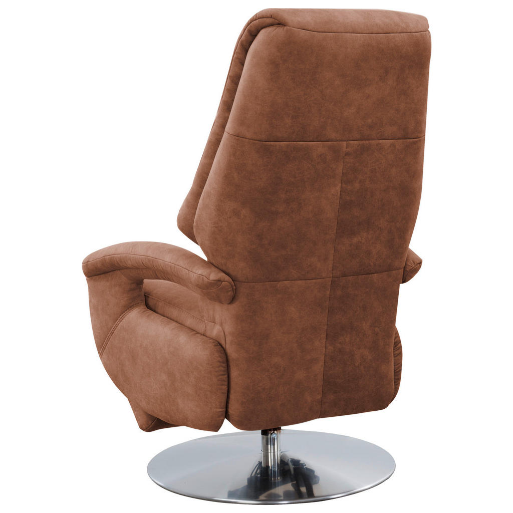 Thumbnail - Sit & More Relaxsessel, Cognac, Textil, 74x111x77 cm, Goldenes M, Oeko-Tex® Standard 100, Made in Europe, DGM-Klimapakt,...