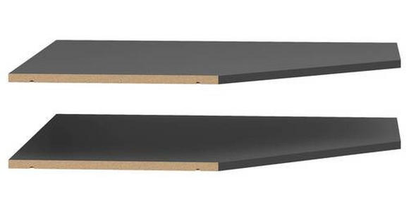 ECKBODEN 96/1,5/74 cm in - Graphitfarben, MODERN, Holzwerkstoff (96/1,5/74cm) - Carryhome