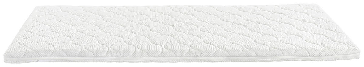 VRCHNÍ MATRACE, 90/200 cm - bílá, Basics, textil (90/200cm) - Novel