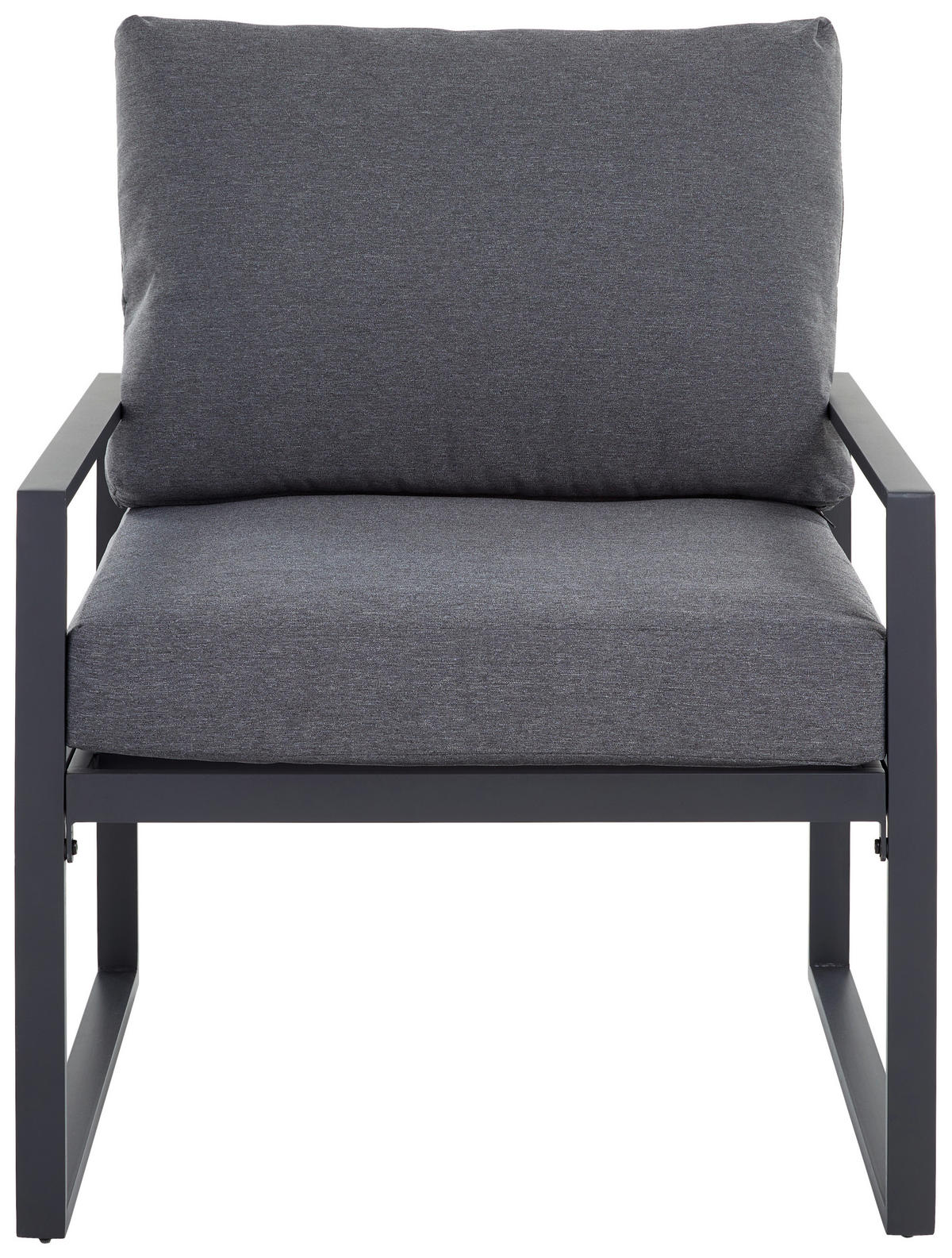 DINING-LOUNGESET  4-teilig  - Anthrazit/Schwarz, Modern, Glas/Textil (317/67/139cm) - Ambia Garden