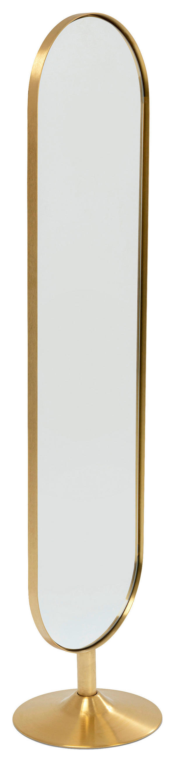STANDSPIEGEL 40/170/40 cm  - Goldfarben, Design, Glas/Metall (40/170/40cm) - Kare-Design