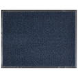 FUßMATTE  60/80 cm  Dunkelblau  - Dunkelblau, Basics, Kunststoff (60/80cm) - Esposa