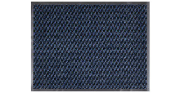 FUßMATTE 60/80 cm Dunkelblau - Dunkelblau, Basics, Kunststoff (60/80cm) - Esposa