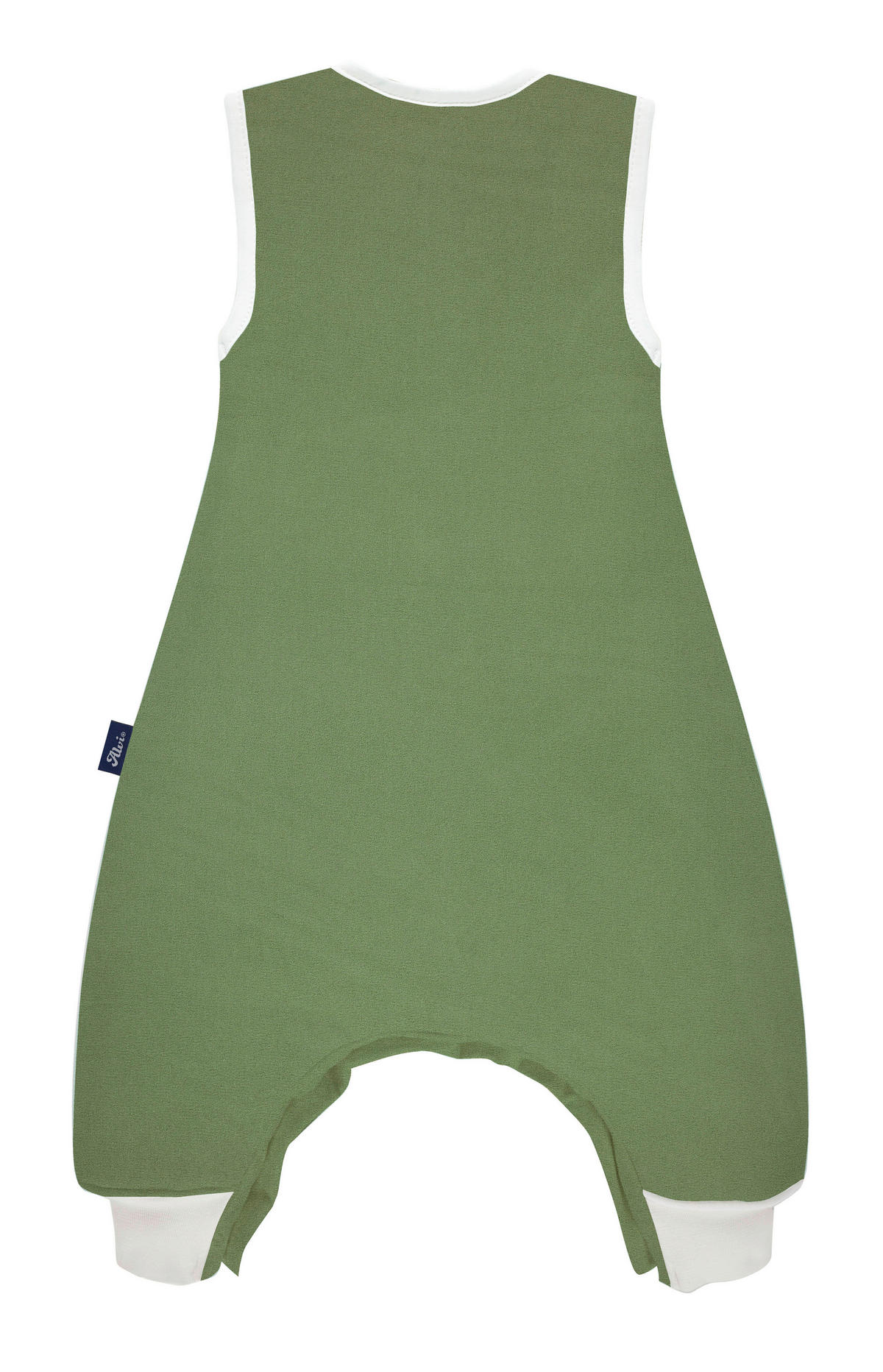 BABYSCHLAFSACK Sleep-Overall    80   - Weiß/Grün, Basics, Textil (80null) - Alvi