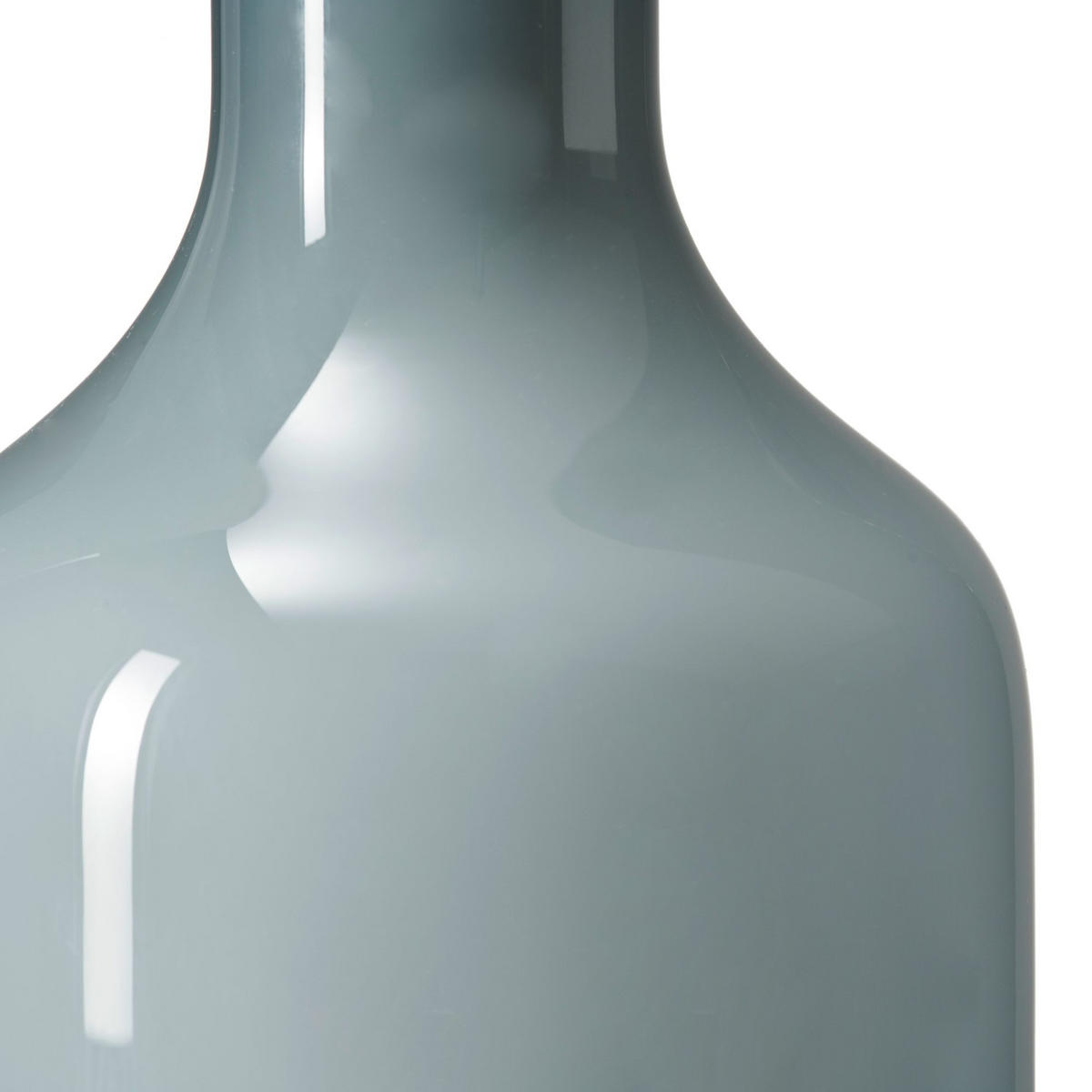 VÁZA, sklo, 39 cm - šedá, Basics, sklo (14,00/39,00/14,00cm) - Leonardo