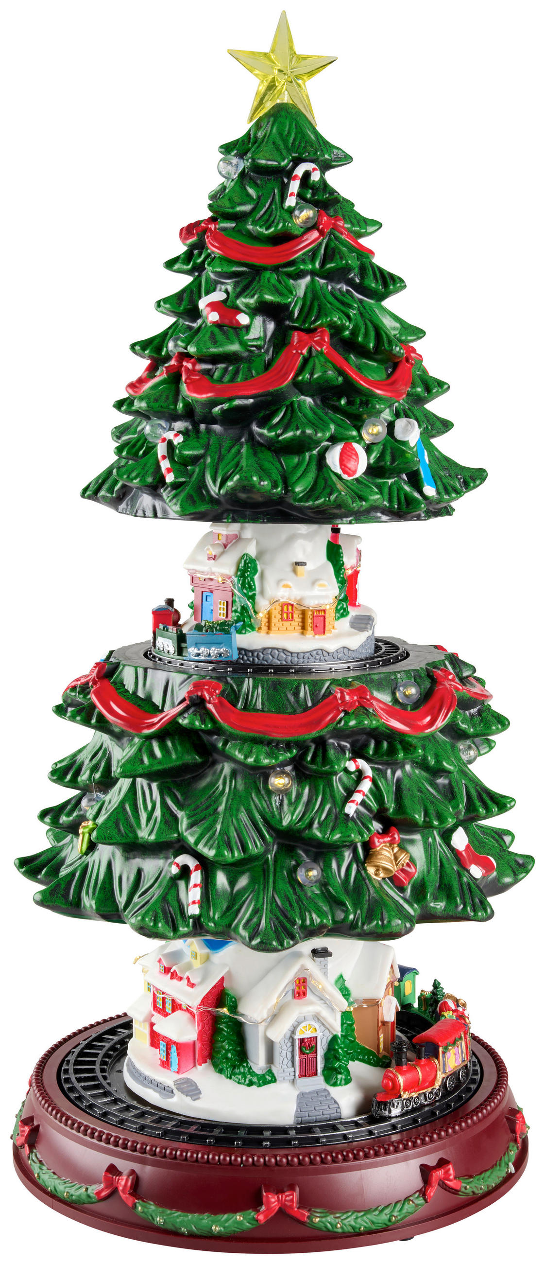 DEKOSPIELUHR - Multicolor, LIFESTYLE, Kunststoff (23,5/45,5/23,5cm)