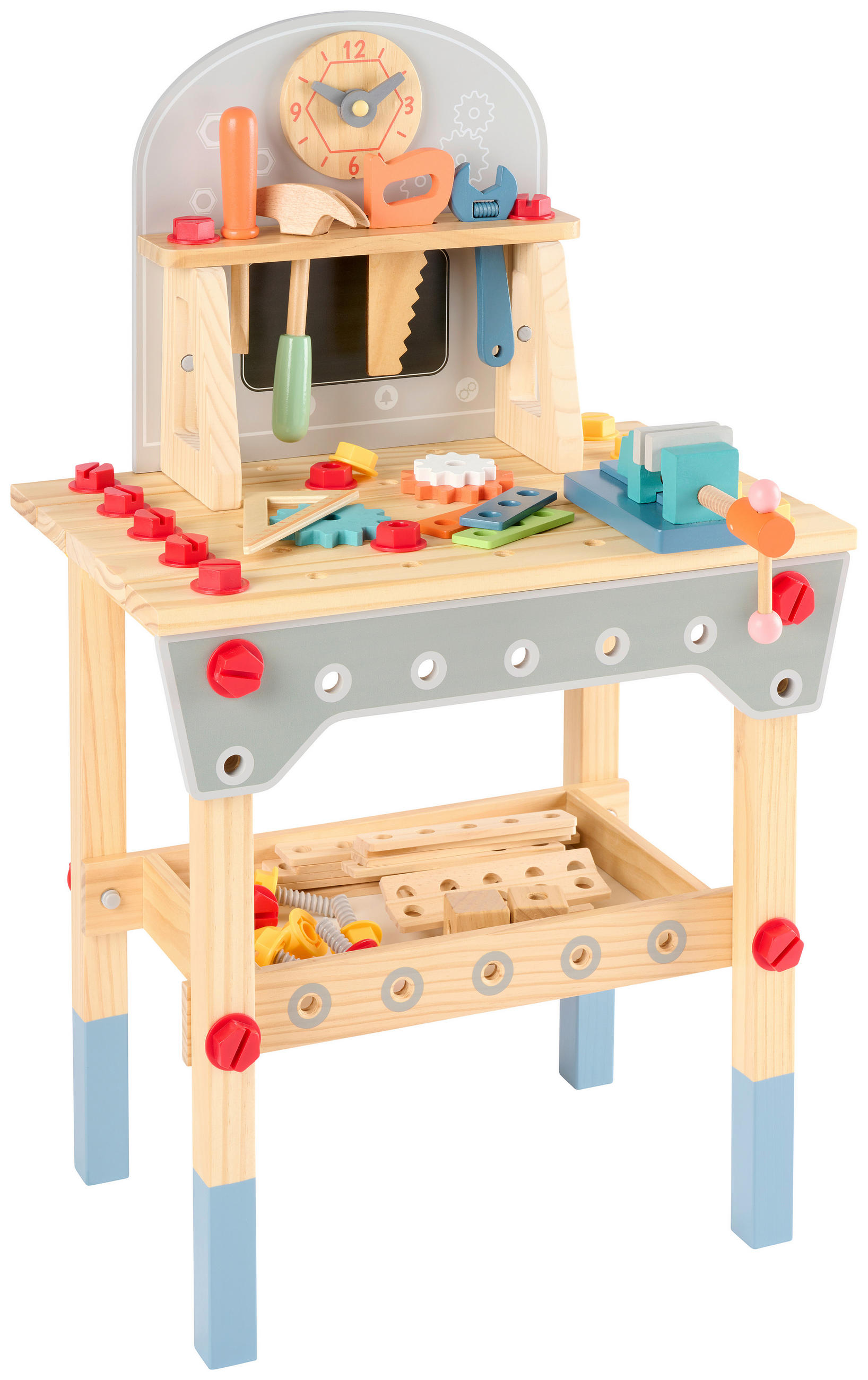 KINDERWERKBANK  - Multicolor, Basics, Holz/Kunststoff (45,5/30/76,5cm) - My Baby Lou