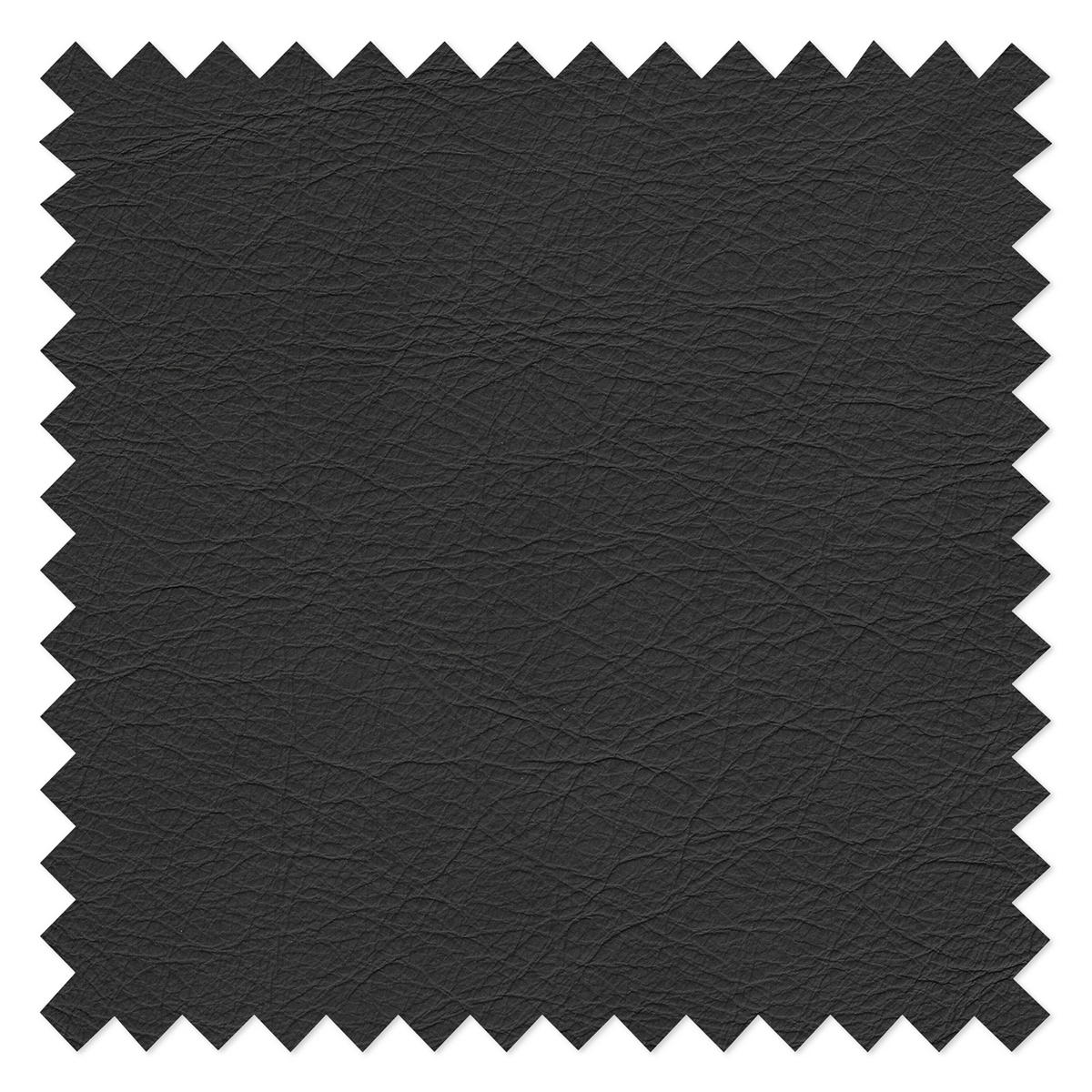 ECKSOFA in Echtleder Schwarz  - Chromfarben/Schwarz, Design, Leder/Metall (273/250cm) - Livetastic