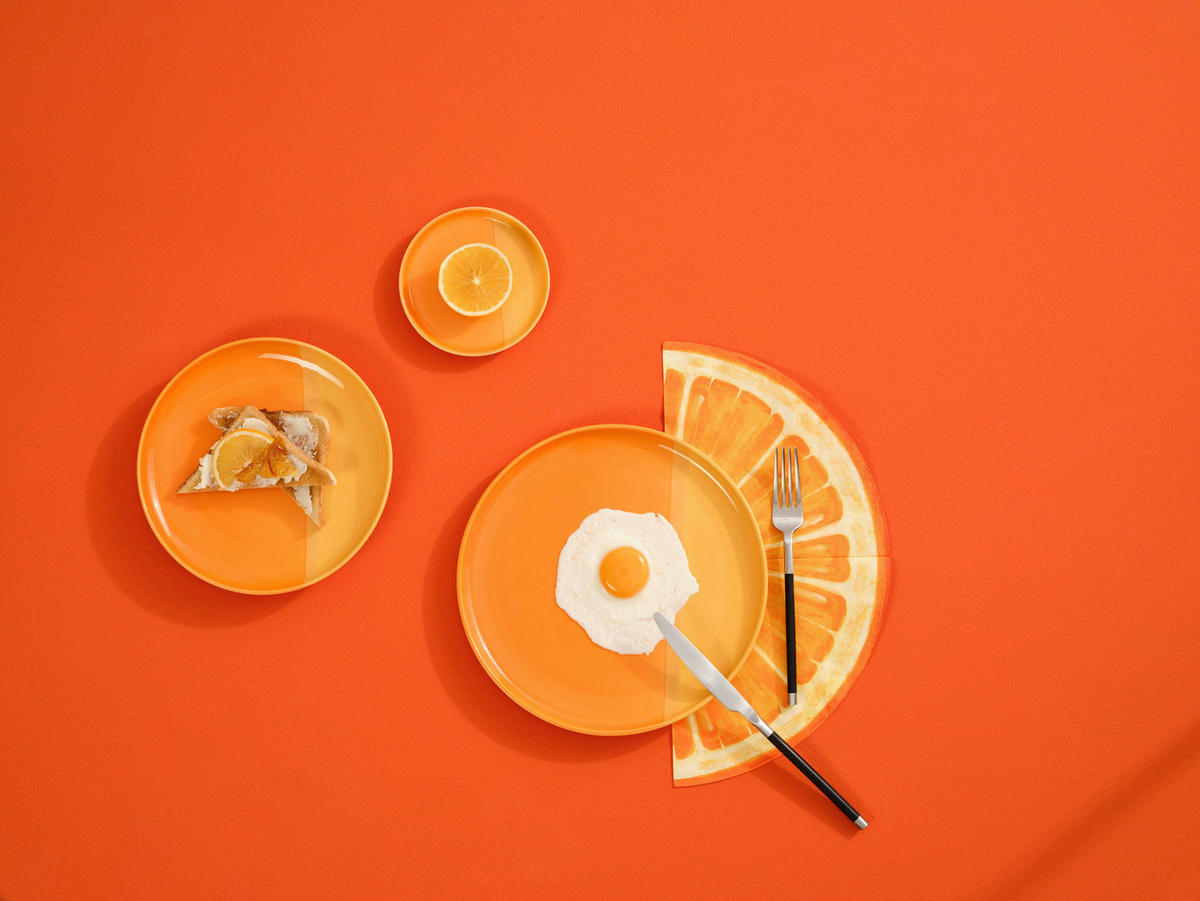 DESSERTTELLER Gelb joy  - Gelb, KONVENTIONELL, Keramik (22/2,6cm) - ASA