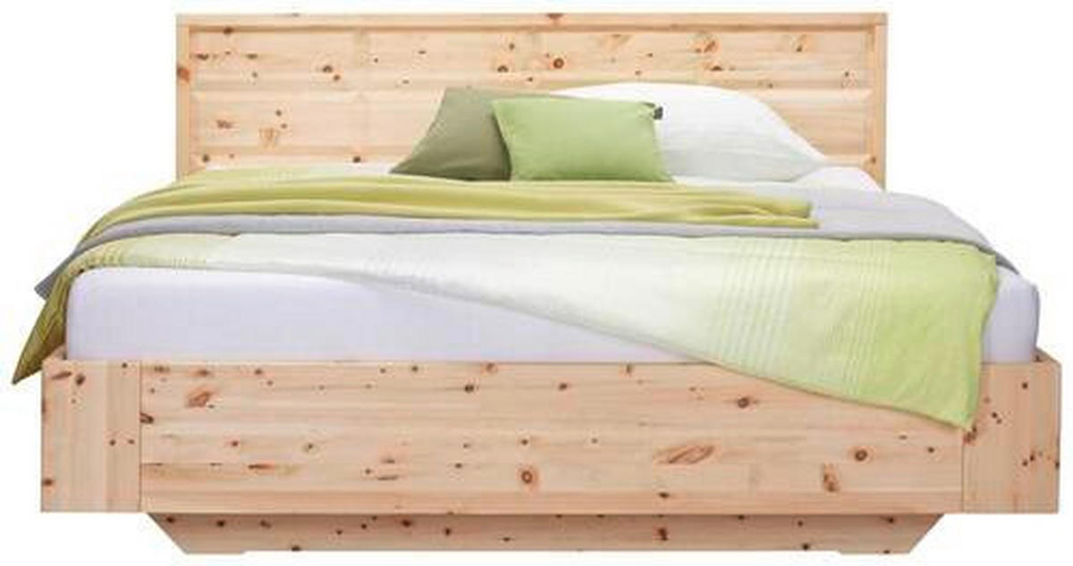BETT 180/200 cm  in Zirbelkieferfarben   - Zirbelkieferfarben, Natur, Holz (180/200cm) - Valnatura