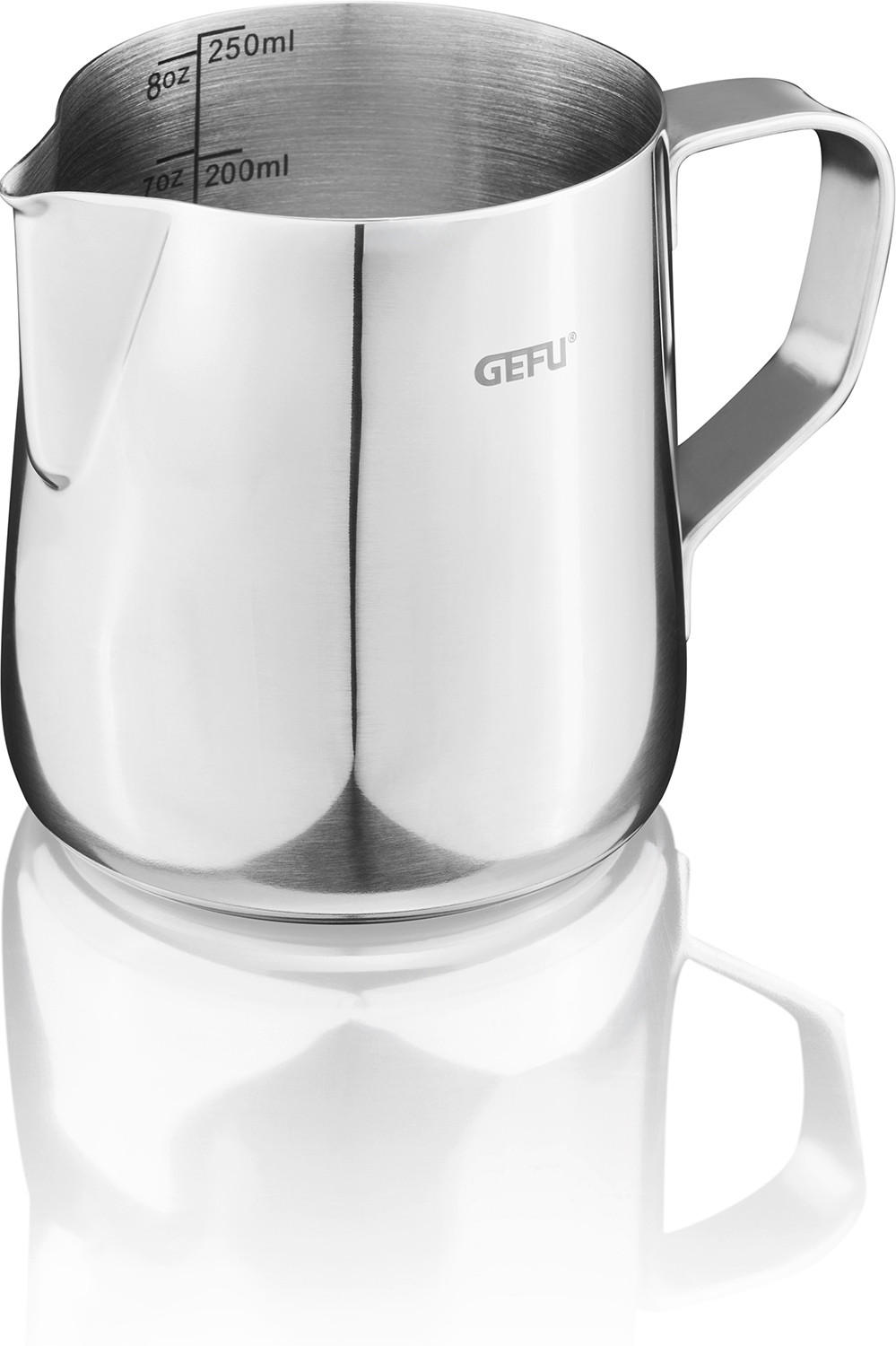MILCHKÄNNCHEN BARISTA  - Silberfarben, Basics, Metall (10/7/7,5cm) - Gefu
