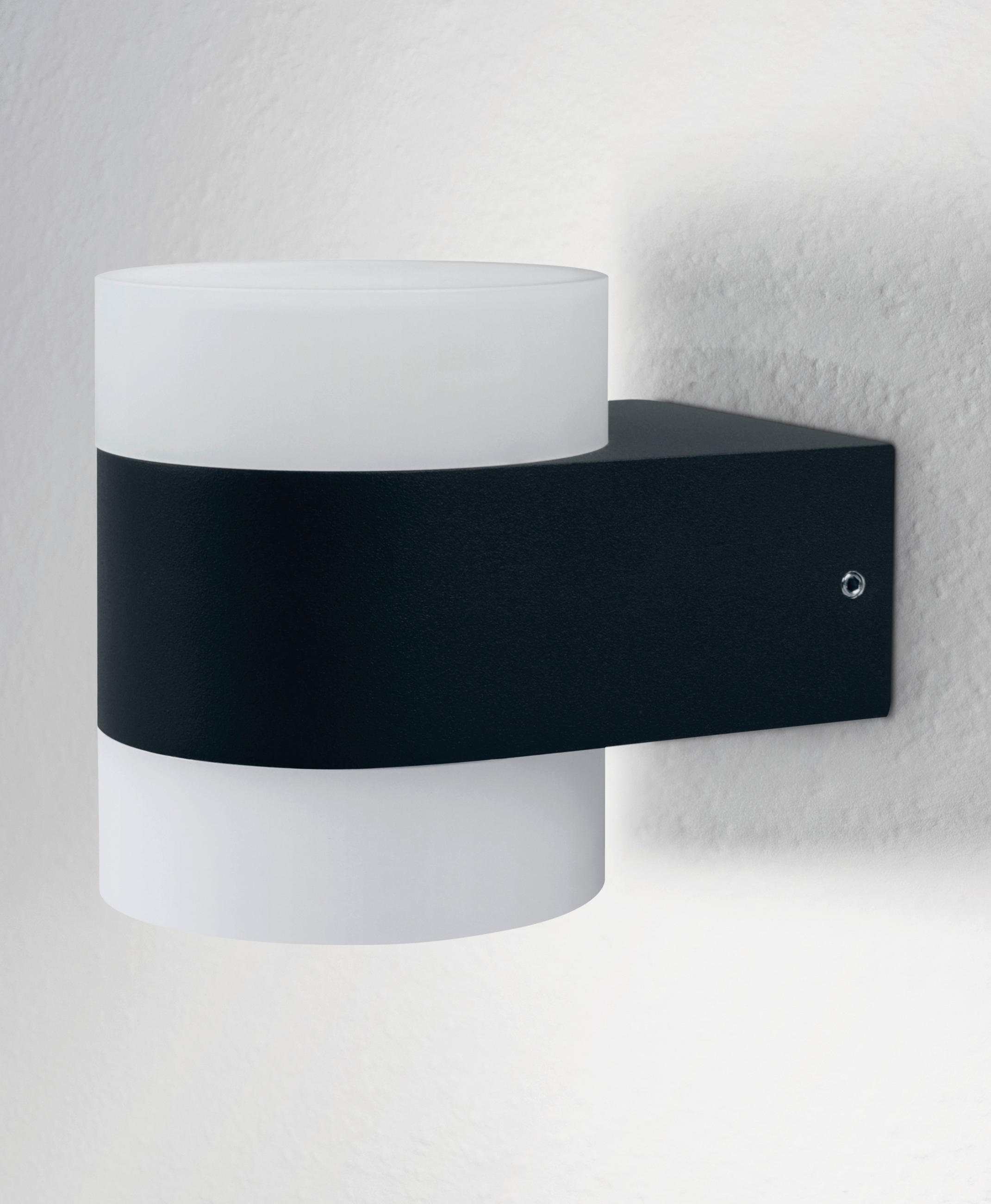 LED-WANDLEUCHTE 13,1/9,1/11 cm   - Dunkelgrau, Basics, Metall (13,1/9,1/11cm) - Ledvance