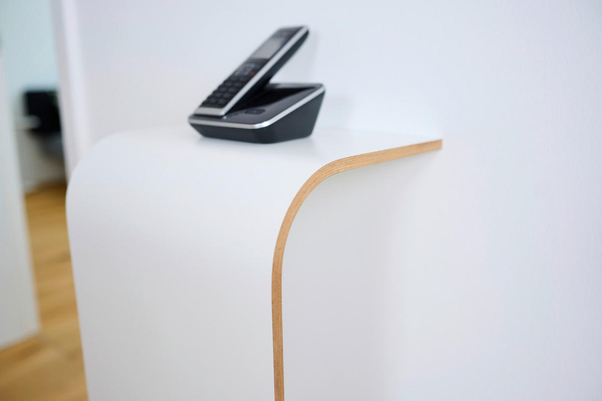 WANDREGAL Weiß, Buchefarben  - Buchefarben/Weiß, MODERN, Holzwerkstoff (31/85/25cm) - Tojo