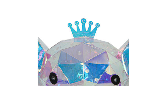 TISCHLEUCHTE - Transparent/Perlmutt, Trend, Kunststoff (21/27/30cm) - Novel