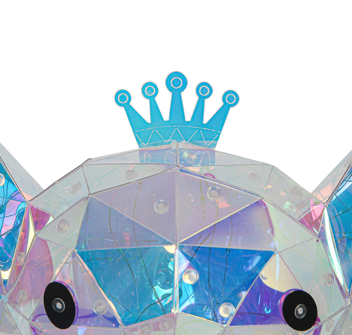 TISCHLEUCHTE - Transparent/Perlmutt, Trend, Kunststoff (21/27/30cm) - Novel