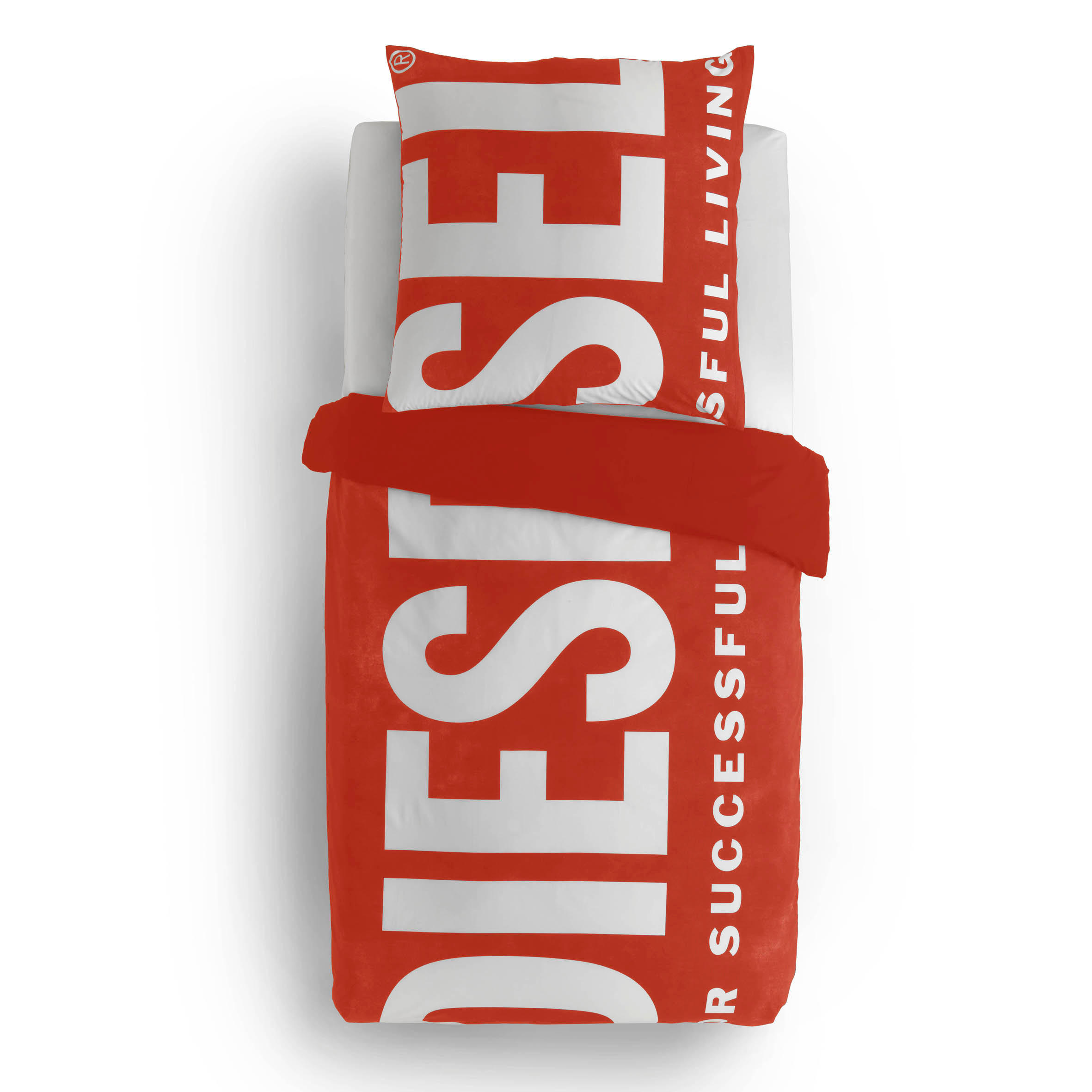 BETTWÄSCHE DIESEL Perkal 135/200 cm  - Rot, Basics, Textil (135/200cm) - Diesel