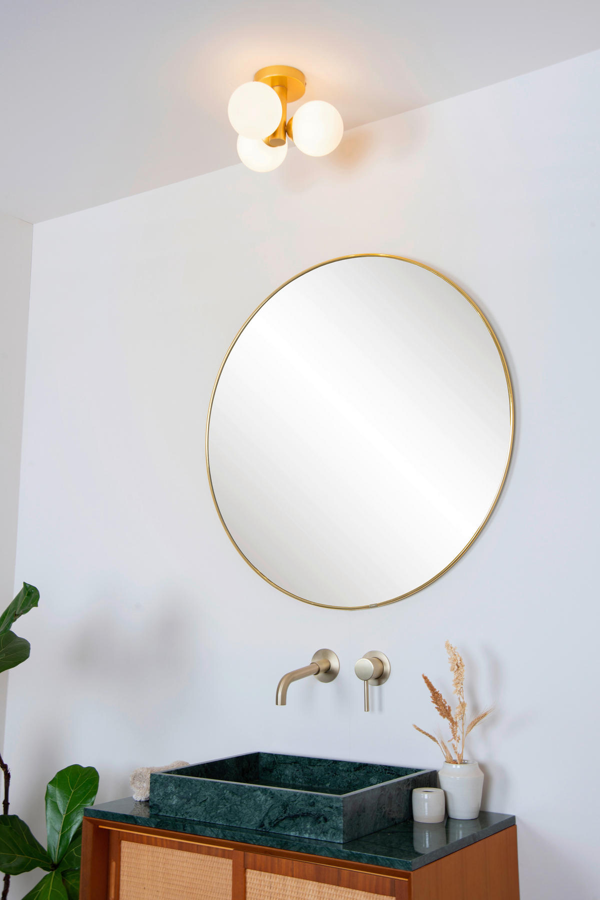 BADEZIMMER-DECKENLEUCHTE TRUDY 28/28/18 cm   - KONVENTIONELL, Glas (28/28/18cm) - Lucide