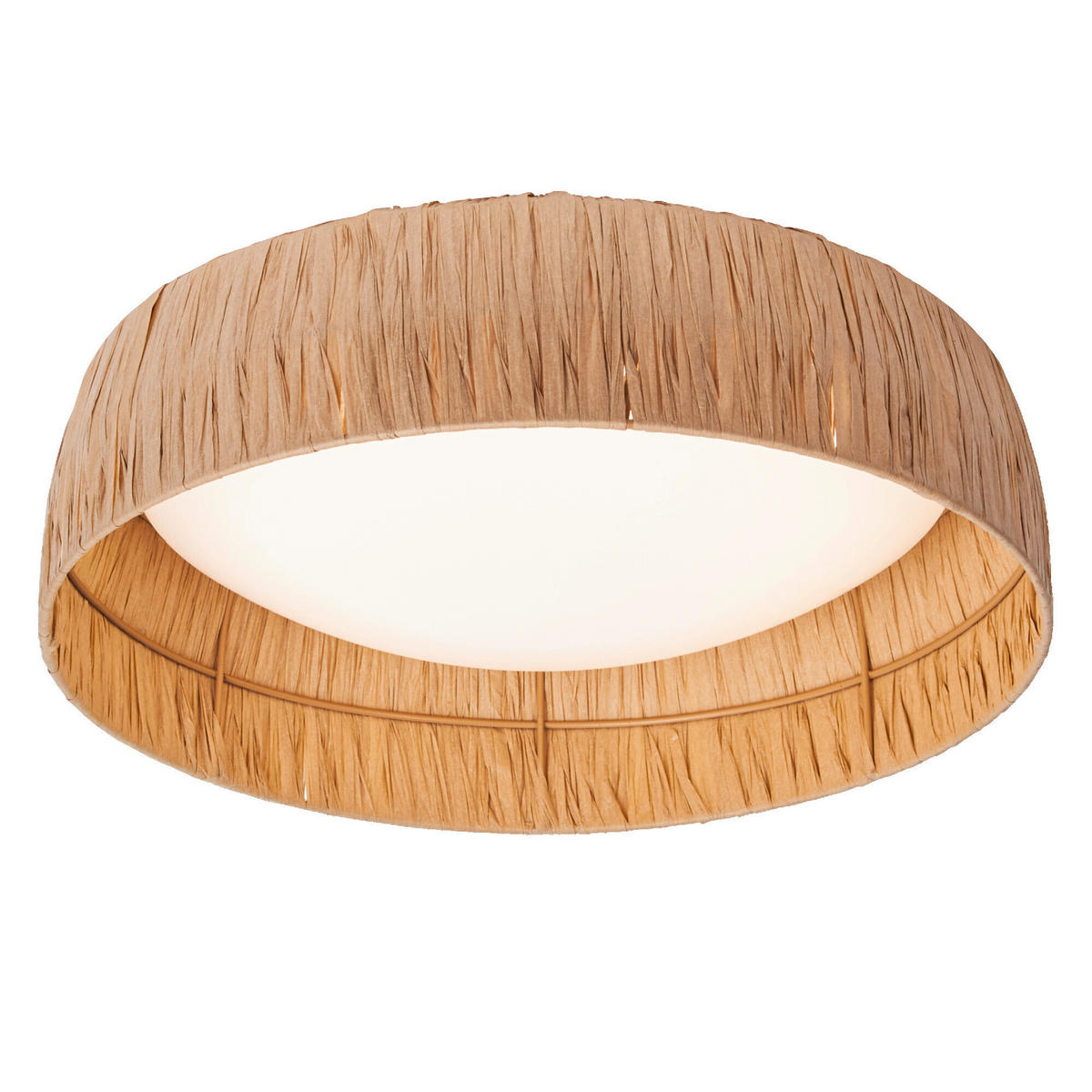 LED-DECKENLEUCHTE 40/12 cm   - Braun, Natur, Naturmaterialien/Metall (40/12cm) - Ledvance