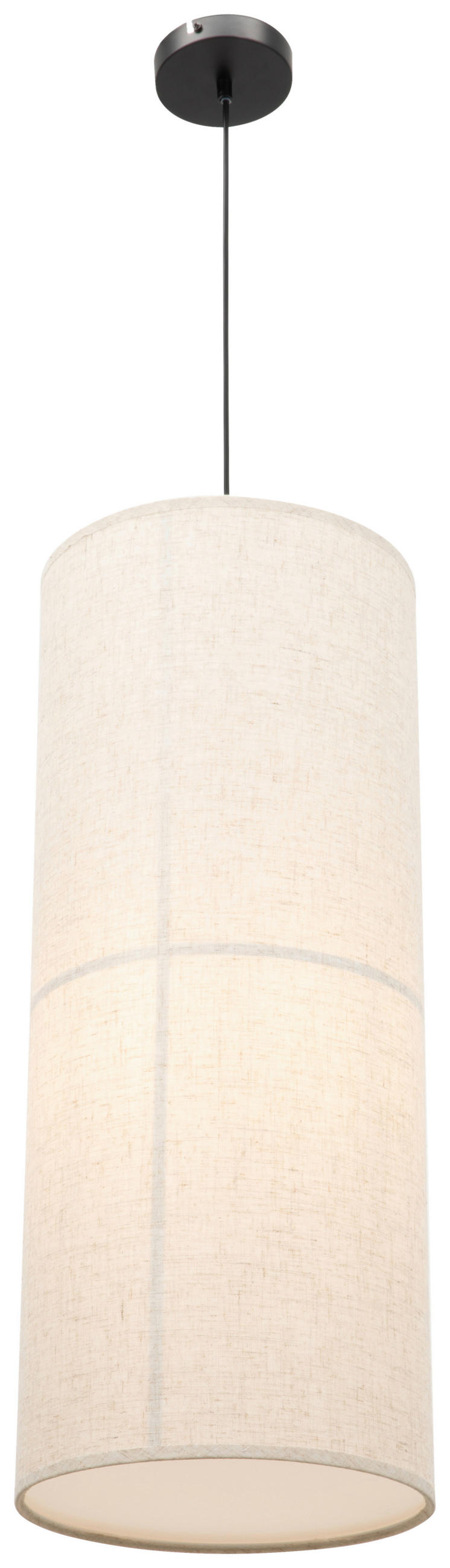 HÄNGELEUCHTE 30/120 cm   - Beige, Design, Kunststoff/Textil (30/120cm) - Collet's Monde