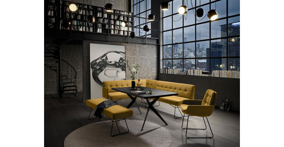 ARMLEHNSTUHL  Stoffauswahl Feincord  - Schwarz/Grün, Design, Textil/Metall (63/90/69cm) - Johann Jakob