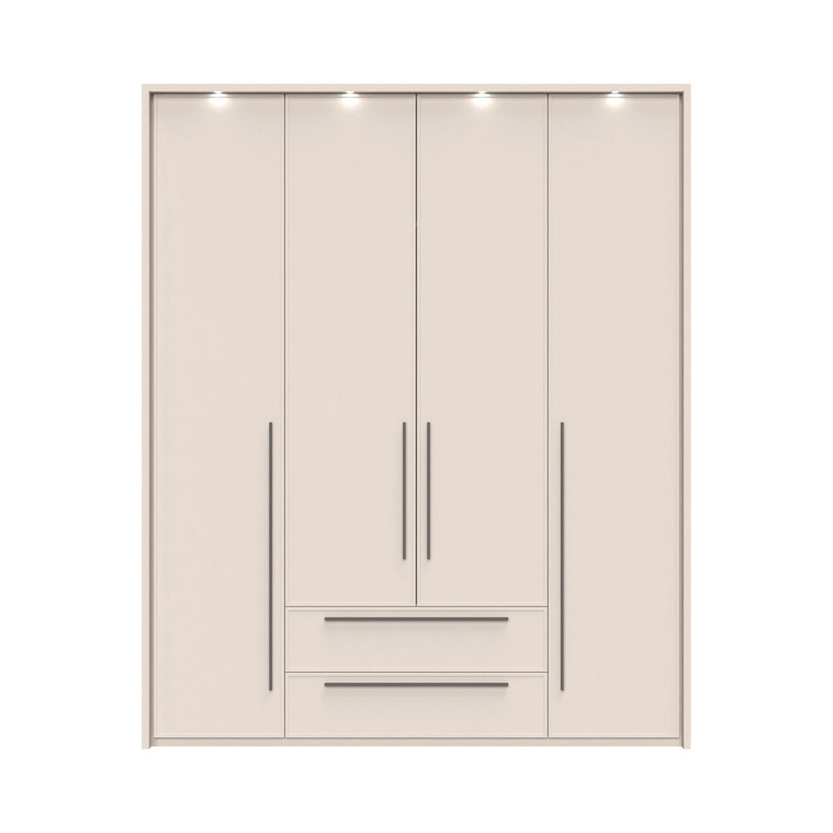 ORMAR SA KLASIČNIM VRATIMA  187/226/60 cm  - Dizajnerski, pločasti materijal/plastika (187/226/60cm)