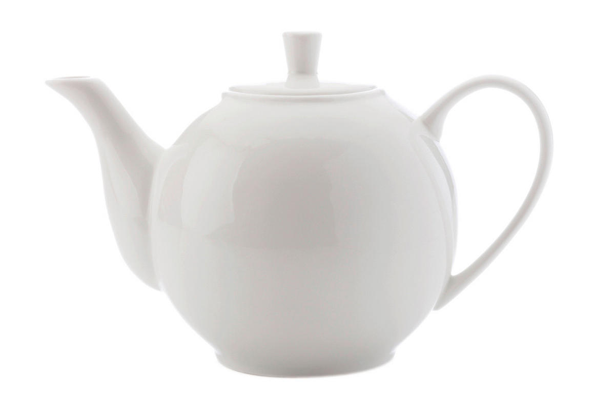 ČAJOVÁ KANVICA porcelán keramika  - biela, Basics, keramika (19,5/15,5/15cm) - Maxwell & Williams