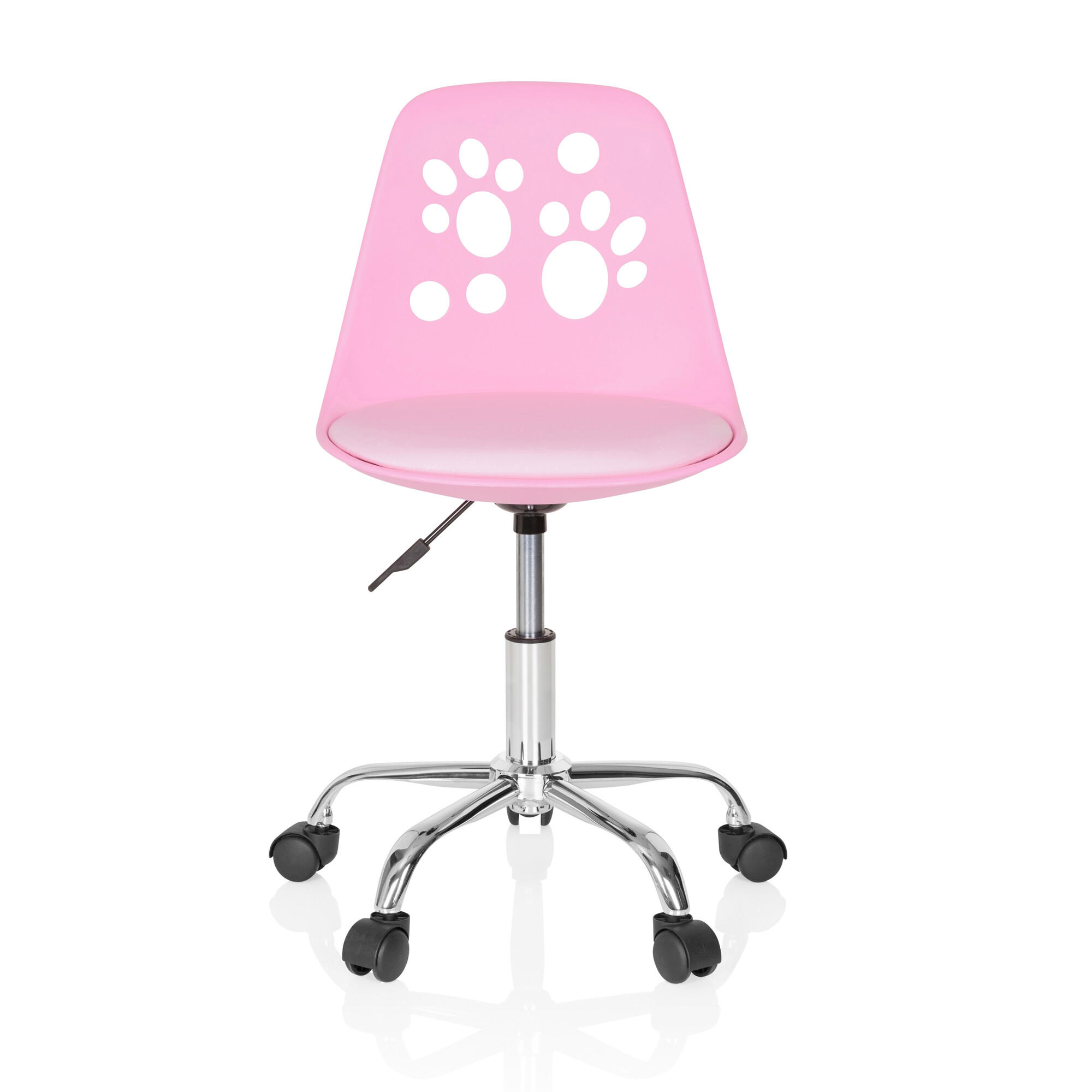 SNURRSTOL FÖR UNGDOMAR  i pink  - pink, Modern, textil/plast (40/72-82/44cm) - MID.YOU