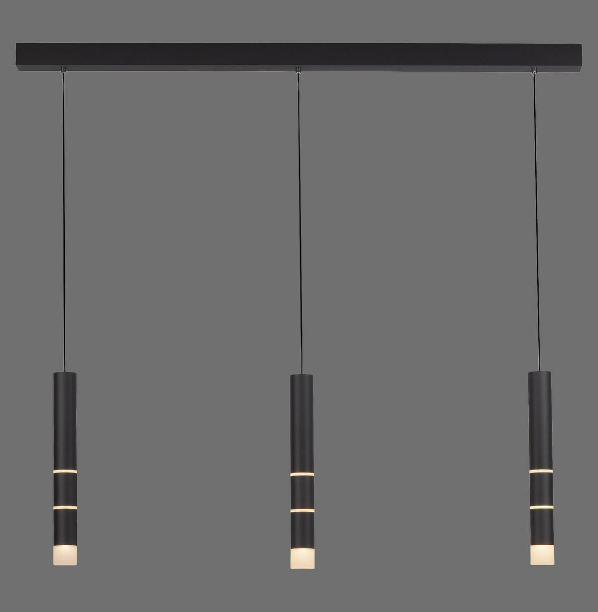 LED-HÄNGELEUCHTE Pure   - Schwarz, Design, Kunststoff/Metall (120/5cm) - Neuhaus PURE