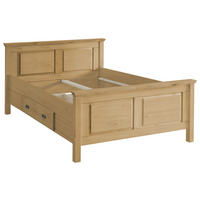 BETT 140/200 cm  in Laugenfarbig  - Laugenfarbig, ROMANTIK / LANDHAUS, Holz (140/200cm) - Boxxx