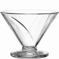 DEZERTNÍ MISKA, sklo, 12/9/12 cm - čiré, Design, sklo (12/9/12cm) - Leonardo