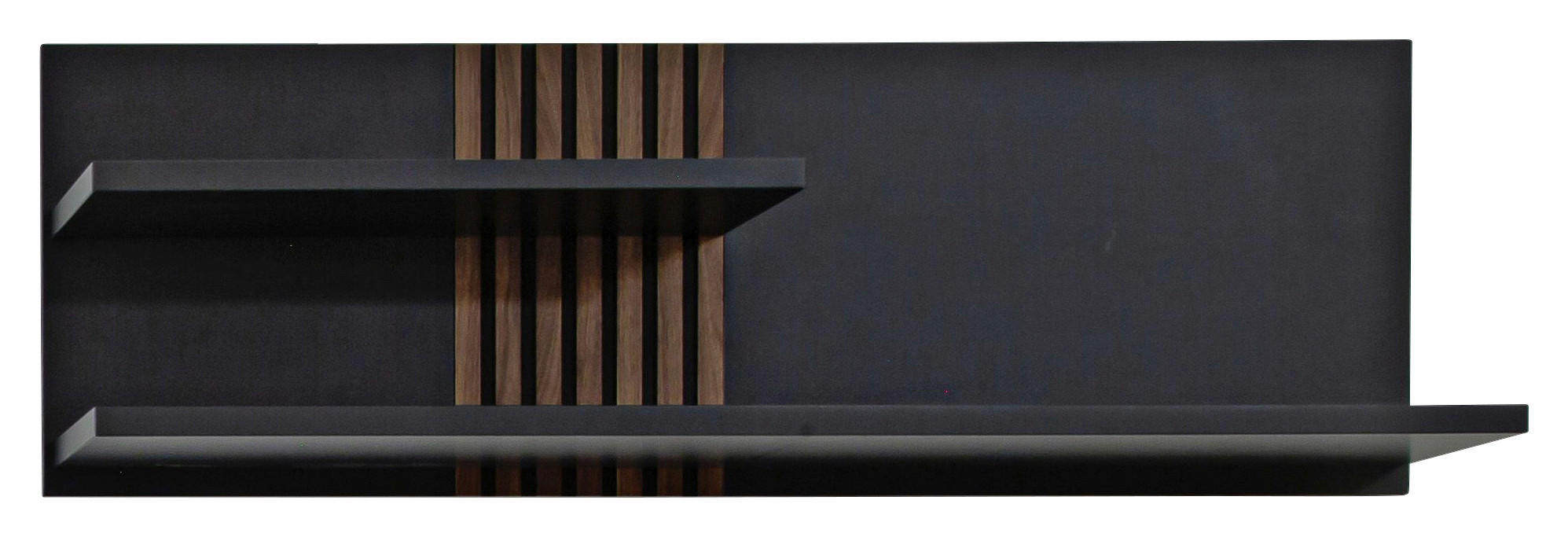WANDBOARD  135/44/29 cm  - Anthrazit/Nussbaumfarben, Design, Holz/Holzwerkstoff (135/44/29cm) - Moderano