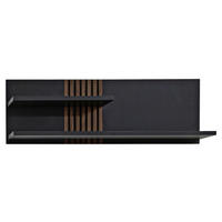 WANDBOARD  135/44/29 cm  - Anthrazit/Nussbaumfarben, Design, Holz/Holzwerkstoff (135/44/29cm) - Moderano