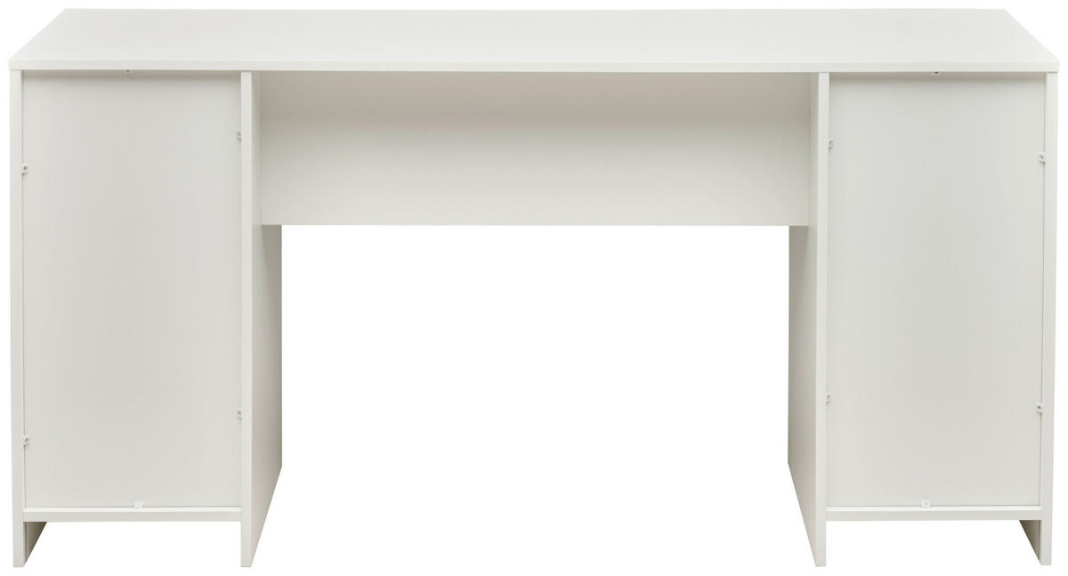 SCHREIBTISCH  Weiss   - Weiss, Modern, Holzwerkstoff (153.5/76/55cm) - MID.YOU
