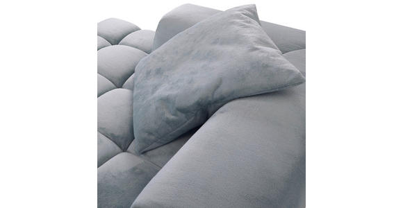 SOFAELEMENT Plüsch Mintgrün - Schwarz/Mintgrün, KONVENTIONELL, Kunststoff/Textil (125/66/155cm) - Carryhome