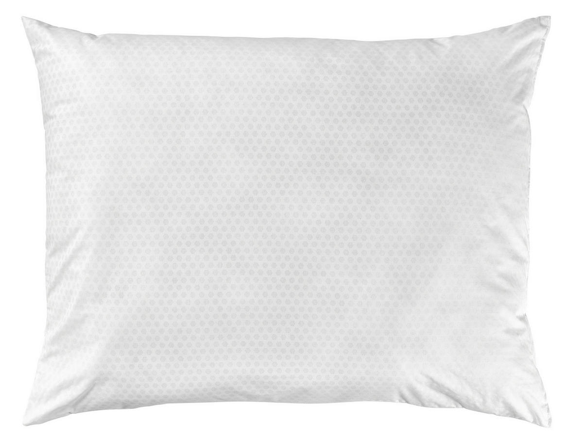 VANKÚŠ POD HLAVU, 70/90 cm - biela, Basics, textil (70/90cm) - Sleeptex