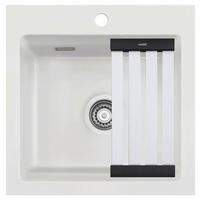 SPÜLE Kara 51 / 50030113  - Weiß, Basics, Keramik (51/20/51cm) - Systemceram