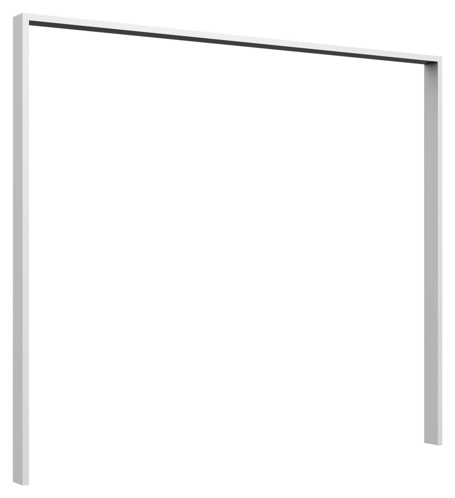 PASSEPARTOUTRAHMEN 228/213/12 cm Weiß  - Weiß, KONVENTIONELL, Holzwerkstoff (228/213/12cm) - Carryhome