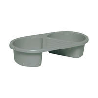 WASCHSCHÜSSEL Breeze Green  - Grün, Basics, Kunststoff (40/22.5/9cm) - Bebe Jou