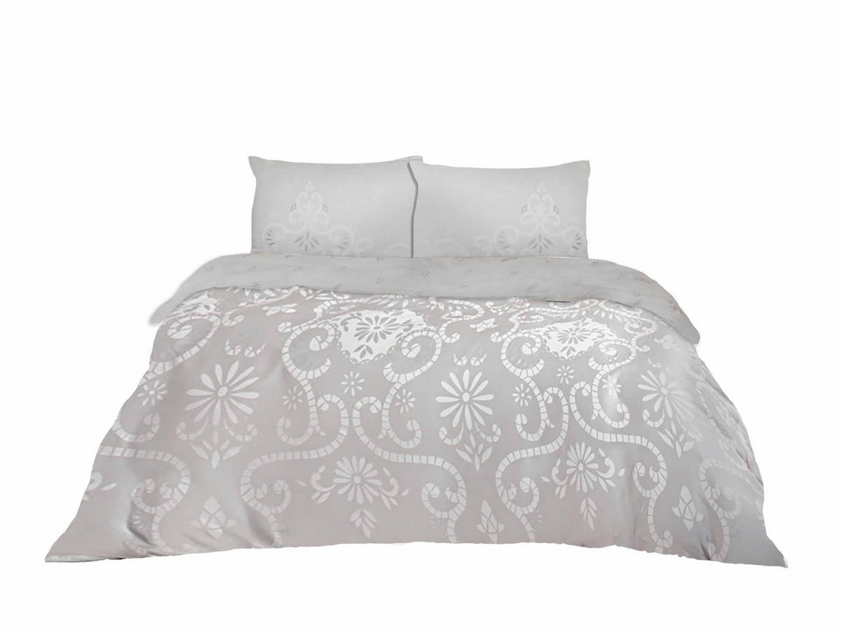 OBOJESTRANSKA POSTELJNINA 200/200 cm saten  - Konvencionalno, tekstil (200/200cm) - Novel